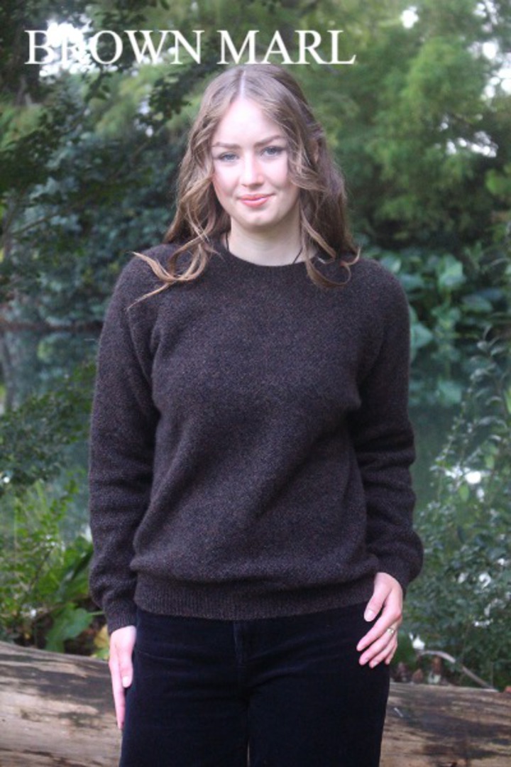 Lothlorian Merino Possum Spry Textured Jumper image 1